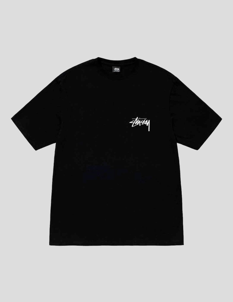 T-shirt STUSSY bassa marea tee nero